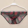 Comfortable mesh transparent breathable printed fashion shorts