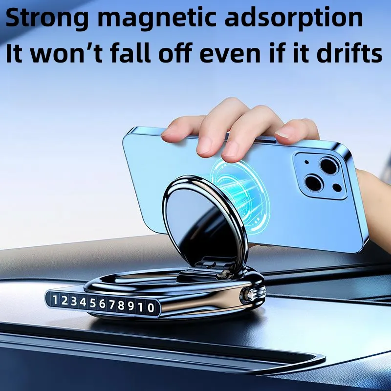 Multifunctional magnetic aromatherapy car phone holder