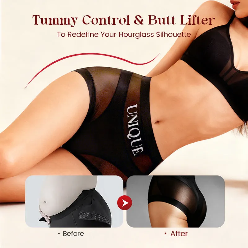 Women&rsquo;s High-Waisted Tummy Control Seamless Boyshorts