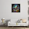 Diamond Painting-DIY Full Round Drill Stained Glass Butterfly