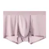 New ice silk nude mid-waist men's underwear, comfortable 7A antibacterial mulberry silk open crotch men's underwear