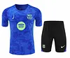2025/2026 Barcelona Pre-Match Training Blue Shirt+Shorts 1:1 Thai Quality