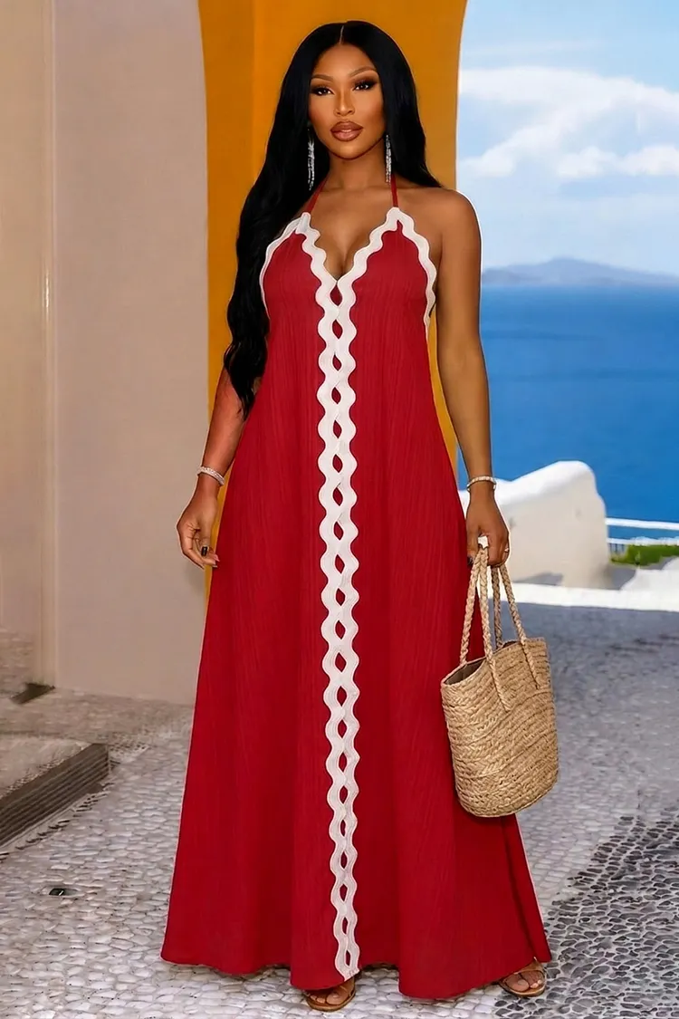 ruched bust a line dress Aamari Maxi Dress main image 1