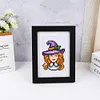 12pcs Witch DIY Mini Round Diamond Painting Set 12x17cm