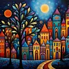 (US Local)House-Paint By Numbers Kit(40x40cm)