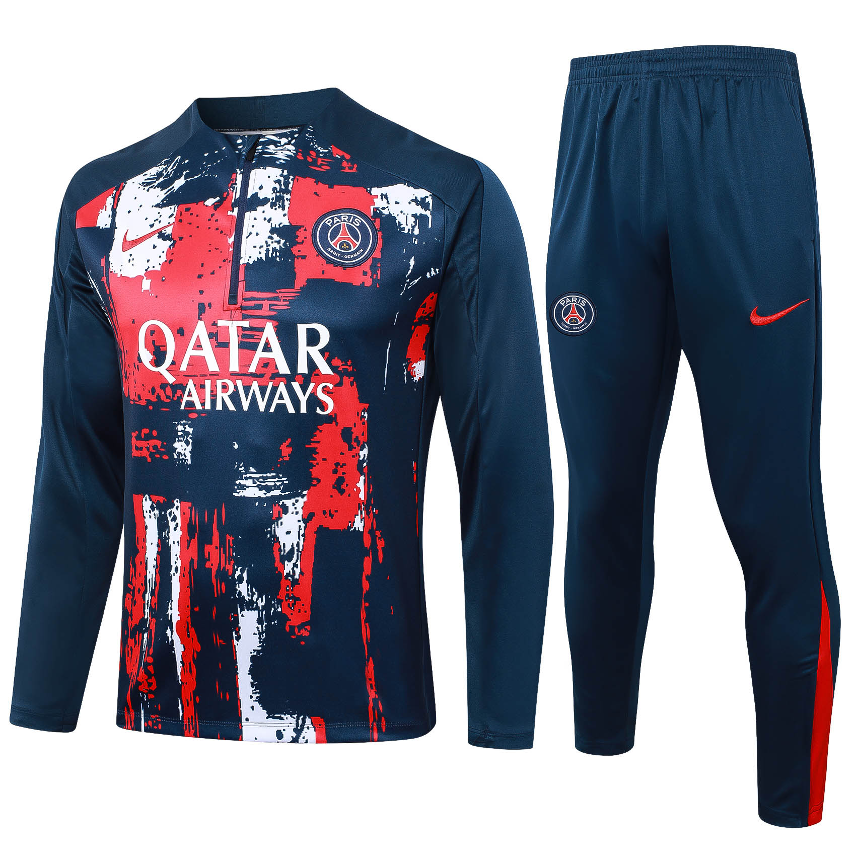 2024-2025 PSG Paris Saint-Germain Training Suit Football Shirt 1:1 Thai Quality Maxi Kit