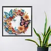Butterfly Wreath-Special Shaped Diamond Painting Kit