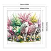 >SALE<Full Embroidery Eco-Cotton Thread 11CT Print Wolves Cross Stitch Kit 50x50cm