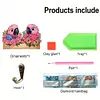 (US Local)Parrot DIY Diamond Painting Hanging Hook No Hole Punching Wall Decoration