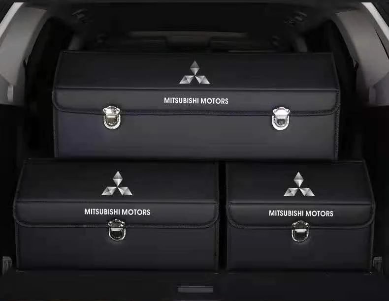 Car Trunk Leather Storage Box