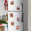 (US Local)6PCS  Xmas DIY Crystal Refrigerator Magnet for Home Decor (Christmas Dog)