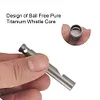 Titanium Emergency Whistle Ultralight Loud Safety Survival Whistle with Lanyard