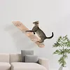 Cat Stairs Wall Mounted Cat Climbing Shelf Wooden Cat Wall Steps for Cats
