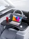 Foldable Steering Wheel Table Laptop Stand Table Holder for Food Dining Reading