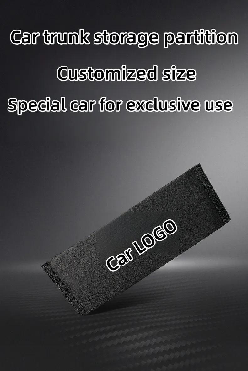 Car custom trunk side storage partitions(2PCS)