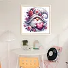(US Local)Rose Gnome-11CT Stamped Cross Stitch Kit(40x40cm)