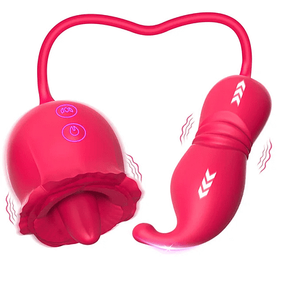 Rose Thrusting Vibrators - The Rosetoy