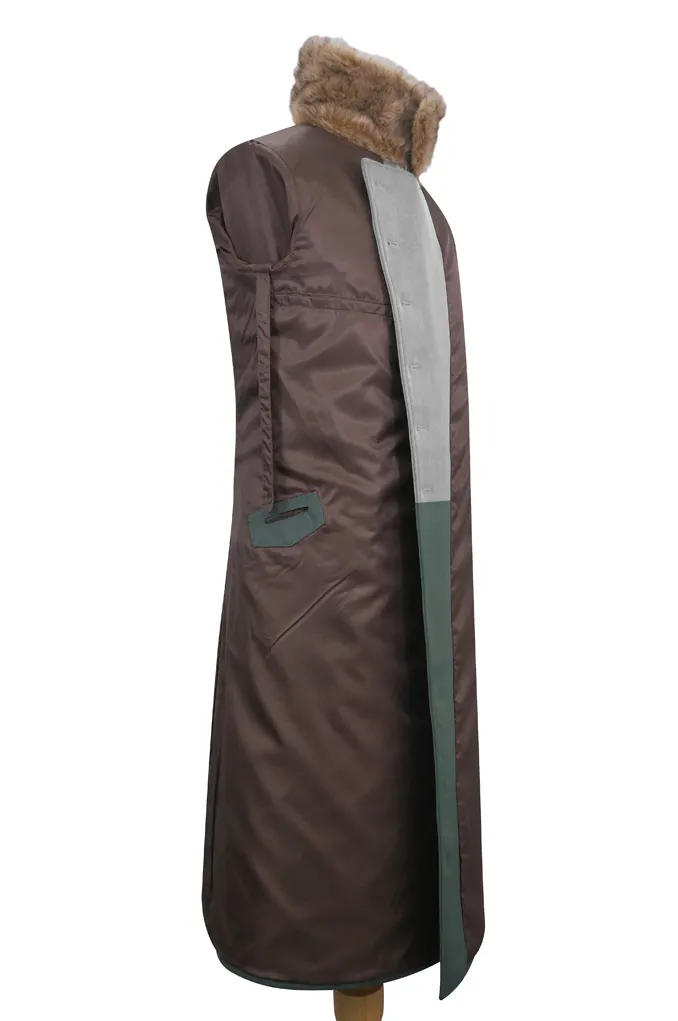   Elite German M1940 Waffe General Fur Collar Gabardine Greatcoat German-Uniform