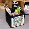 (US Local)DIY Diamond Painting Storage Box Canvas Organizer Box Diamond Painting Kit (E)