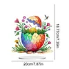 >SALE<Acrylic Easter Egg Diamond Painting Tabletop Ornament Kit for Home Office Decor