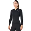 DIVE SAIL Women Diving Long Sleeve Jacket Snorkeling Surf Zip Tops