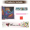 Diamond Painting -DIY Round Drill Colorful Hummingbird(40*40CM)