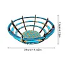 (US Local)Flower Diamond Painting Wooden Serving Tray Decorative Diamond Art Fruit Tray(A)