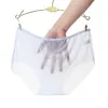 Fully transparent lace breathable soft briefs