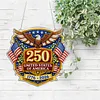 Diamond Painting Single-Sided Acrylic USA 250th Hanging Pendant Sun Catcher for Home Garden Wall Door