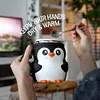 Cute Penguin Cow Leak Proo Ice Cream Pint Containers for Gathering Party Picnic