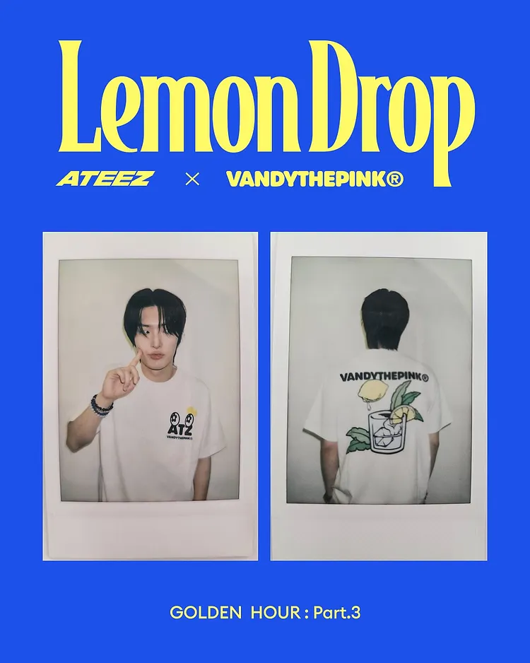 ATEEZ x Vandy The Pink Golden Hour Part: 3 Lemon Drop T-Shirt