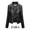 [ZARA] Damska kurtka sk&oacute;rzana (dostępna wiosną, jesienią i latem)