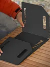 3 Plates Camping Stove Windscreen Foldable Cooking Burner Windproof Screen Tool