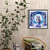 >SALE<5D DIY Full Round Drill Diamond Painting Owl Kit Home Decor Art Craft 40x40cm