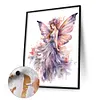 【Limited Stock Sale】Butterfly Girl-Paint by Numbers Acrylic Paintingg 50*60CM(Watercolor)