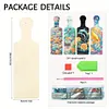 4Pcs Marine Life 5D Diamond Painting Serving Tray Art Craft for Home Decor