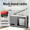 Portable Radio with Rechargeable Battery & Earphone FM AM SW Radio Pocket Radio