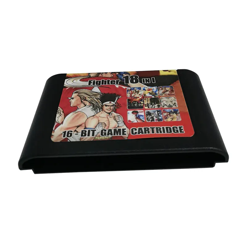 16 Bit Game Cartridge - Fighter 18IN1 Classic Collection Genesis/MEGA DRIVE Remix Mulit Cart - Region Free