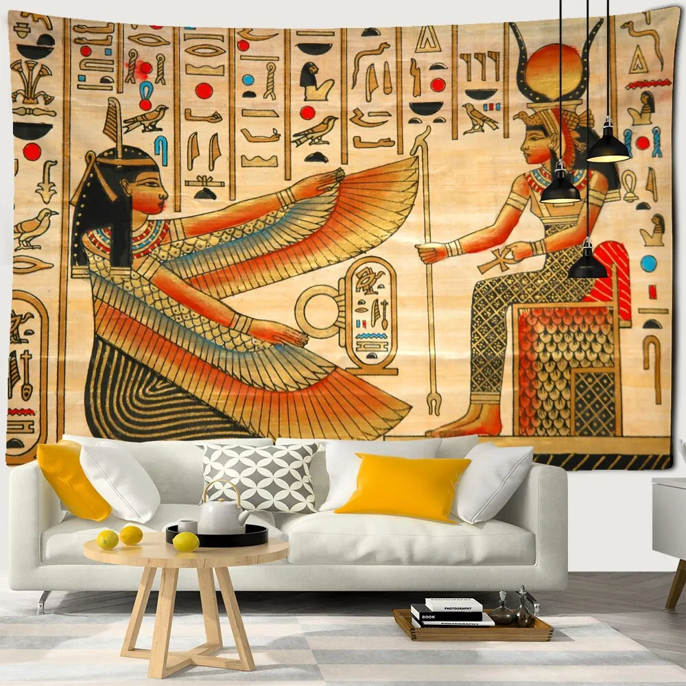 Ancient Egyptian Tribal Savage Tapestry Wall Hanging Home Dorm Decor Bedspread Throw Art Home Decor