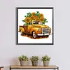 (Multi-Style)Sunflower Vintage Car-Partial Special Shaped Diamond Painting 30*30CM