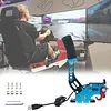 Sim Racing Handbrake Support for Logitech G29/G27/G25 T300 T500 Simulate Linear Handbrake Professional Gaming Peripherals for Racing Games
