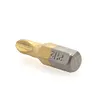 10pcs 1/4 PH2 Titanium Coated Cross Magnetic Screwdriver Bits 25mm Length
