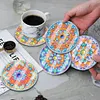 6Pcs/set Diamond Painting Mandala Water Proof Coaster Cup Cushion