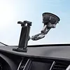 Suction Cup Car Tablet Holder with Adjustable Arm & 360 Rotation Car Phone Mount for Dashboard & Windshield Heavy Duty Truck Accessories