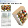 Acrylic Christmas Cow Double Sided Diamond Painting Paper Towel Holder