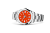 Rolex 124300 Oyster-Perpetual Coral Red - New