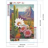 Desert Cactus Flower-Full Round Diamond Painting
