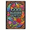  God Letters 5D DIY Diamond Art Painting Notebook Kit 50 Pages A5 Rhinestone Art Painting Notebook Kit for Adults Beginners Holiday Birthday Gift