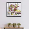 Vase-Paint By Numbers Acrylic Painting 40*40CM