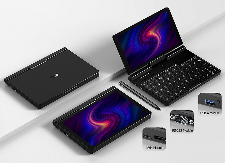 GPD Pocket 3 Mini Laptop | 2-in-1 Portable Workstation